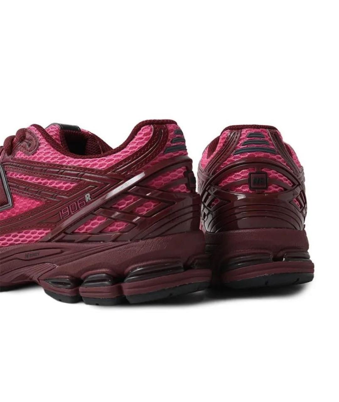 NEW BALANCE Розовые текстильные низкие кроссовки / кеды, фото 4