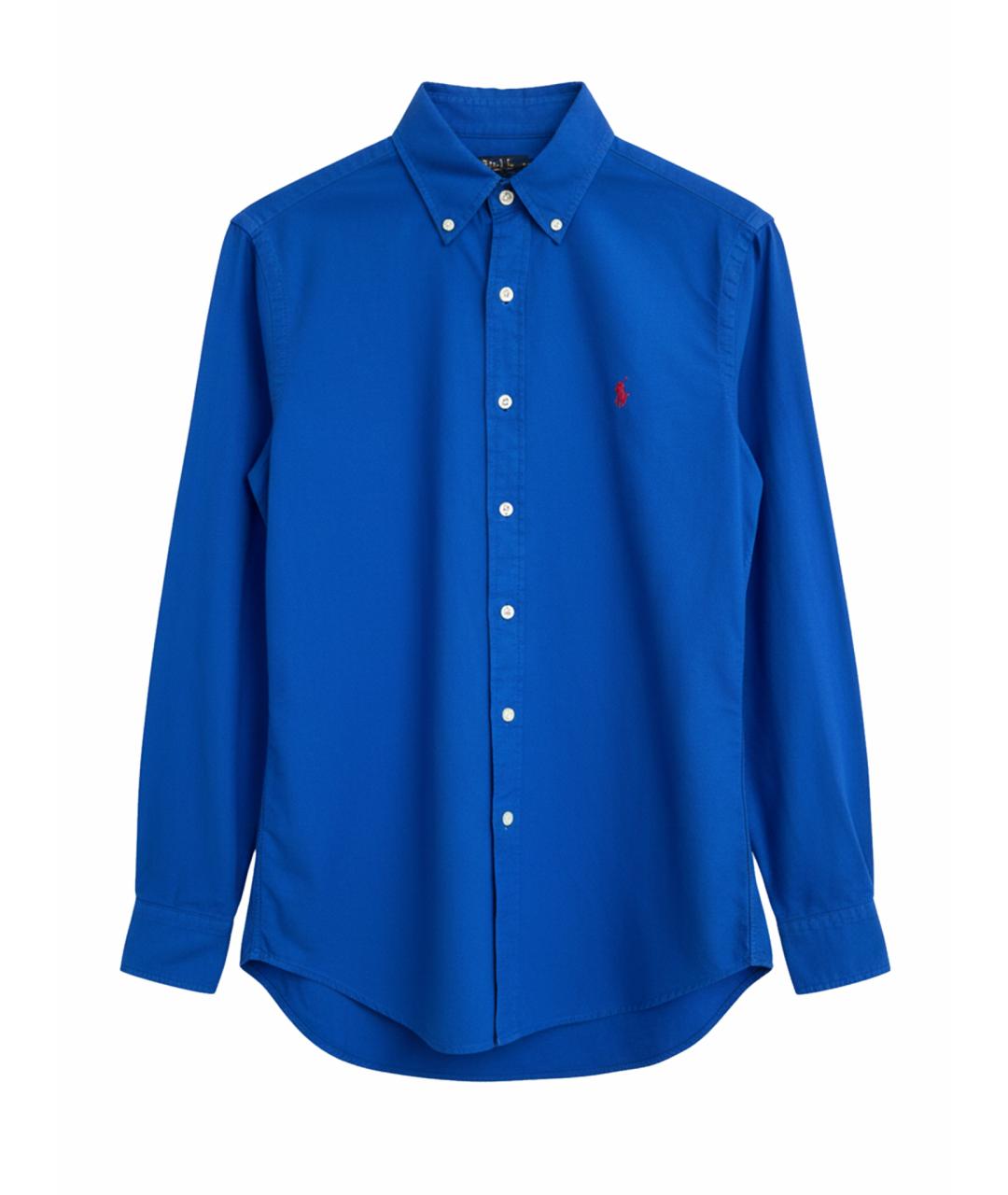 POLO RALPH LAUREN Синяя хлопковая кэжуал рубашка, фото 1