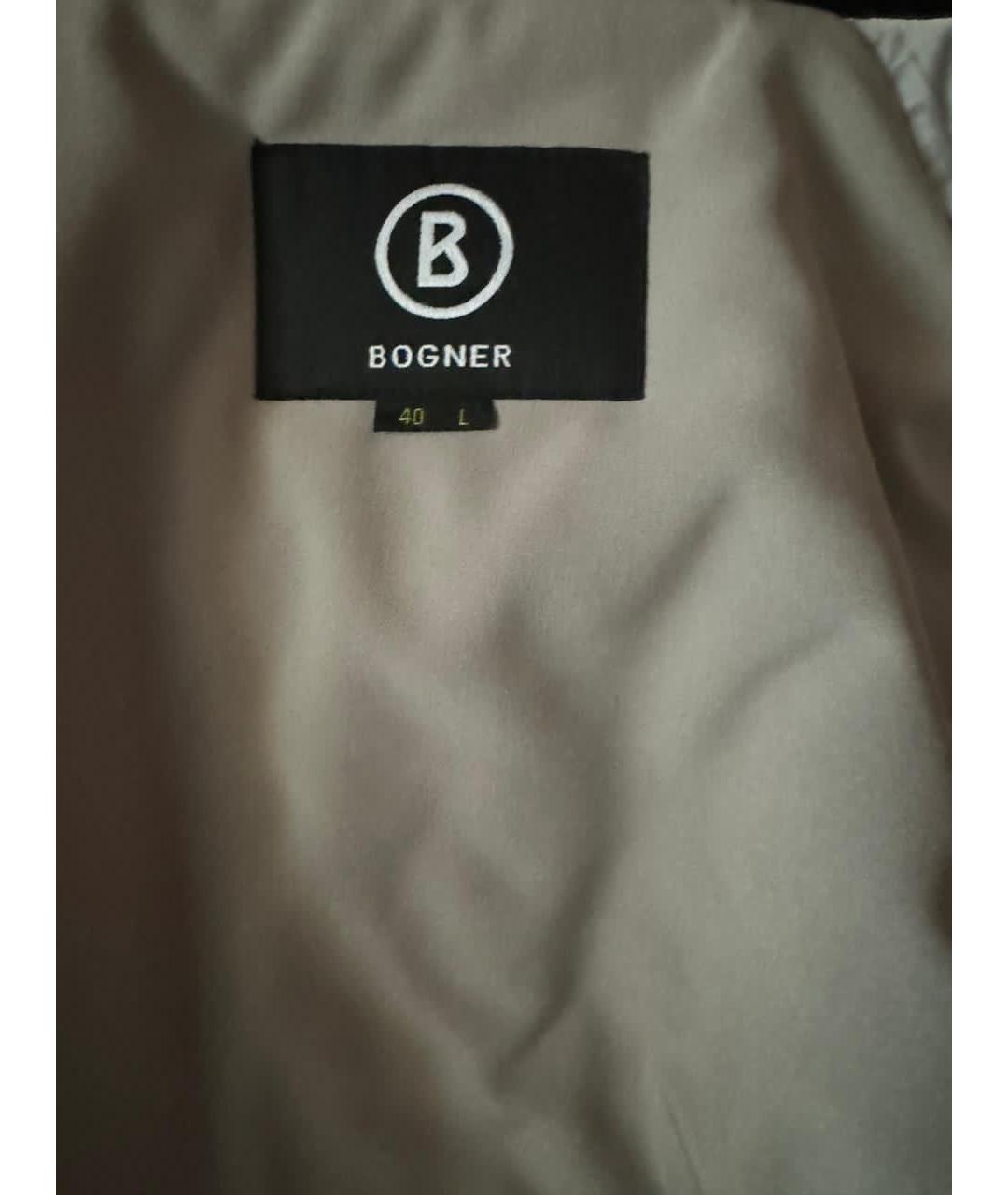 BOGNER Синий полиэстеровый пуховик, фото 3