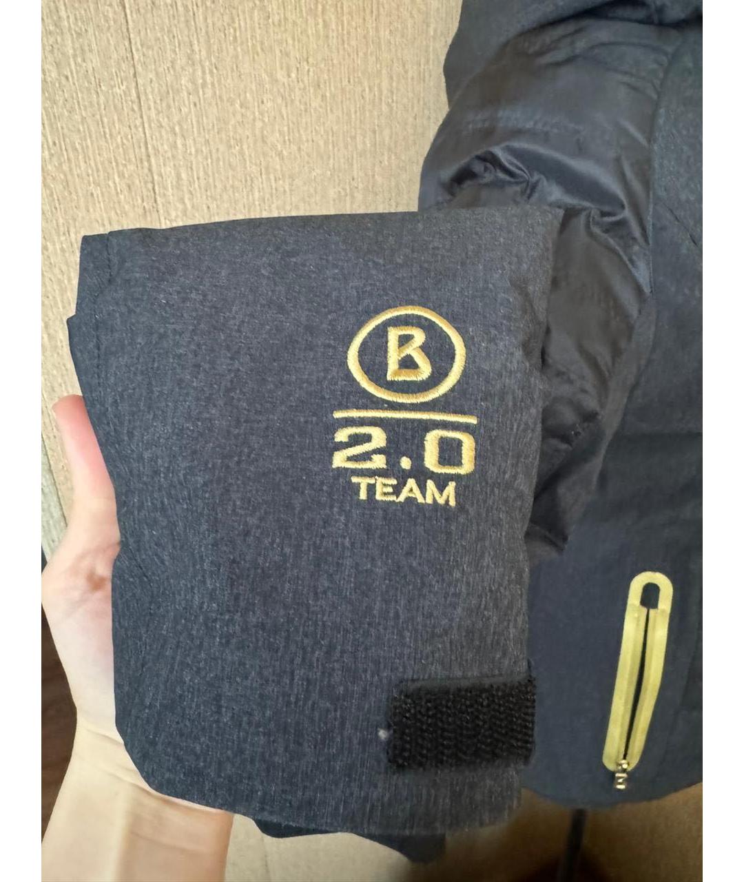 BOGNER Синий полиэстеровый пуховик, фото 6