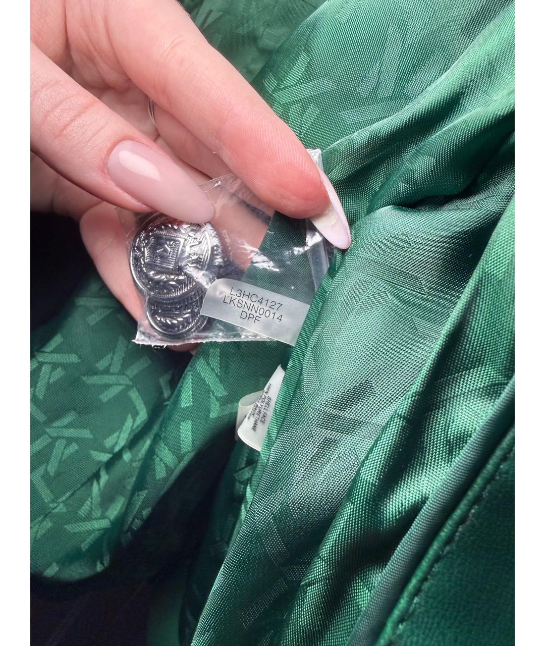 KARL LAGERFELD Зеленый полиуретановый жакет/пиджак, фото 6