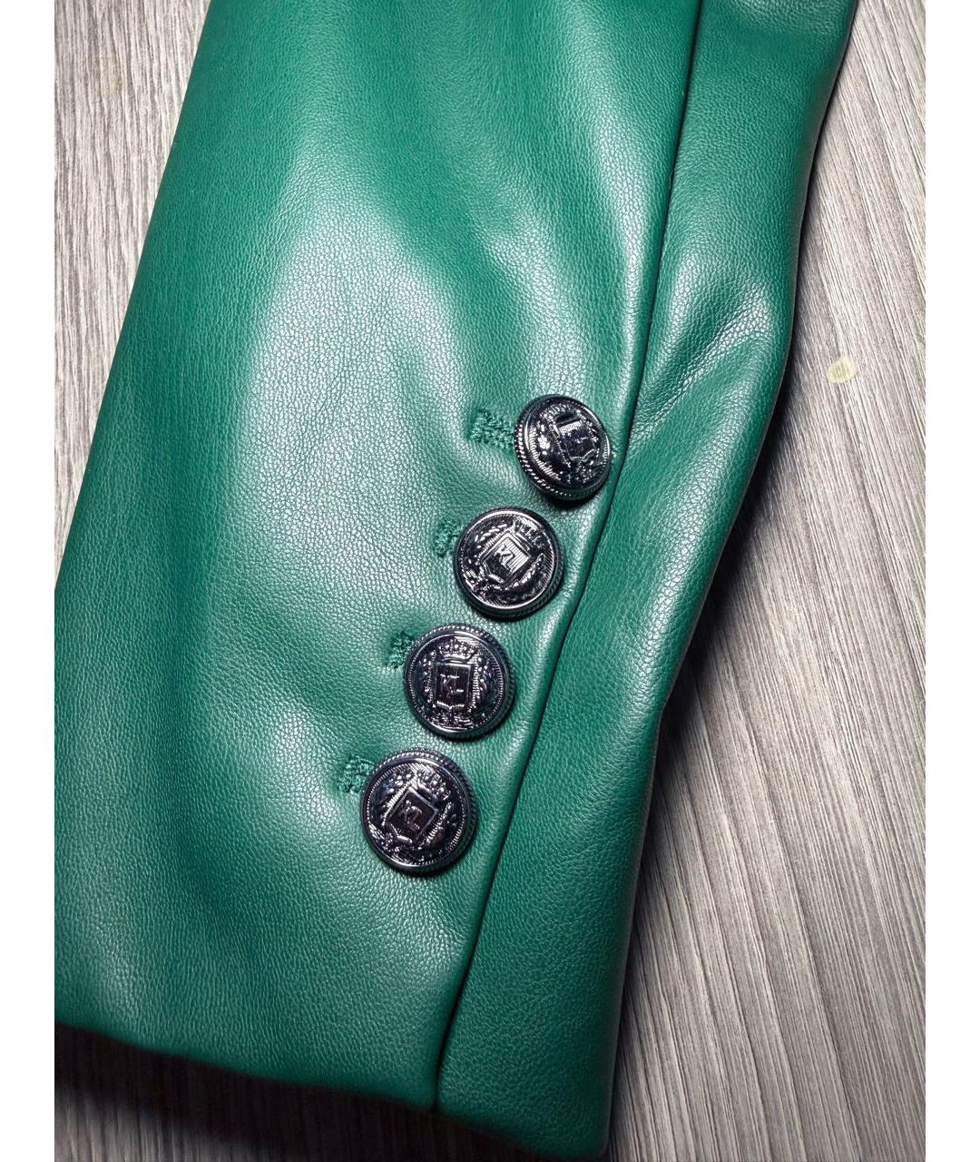 KARL LAGERFELD Зеленый полиуретановый жакет/пиджак, фото 5