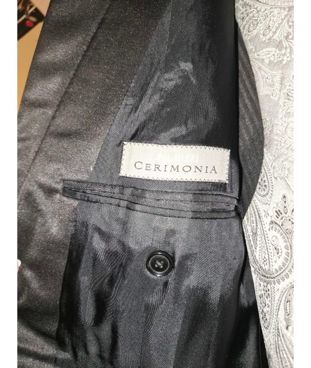 PAL ZILERI Черный костюм-тройка, фото 4