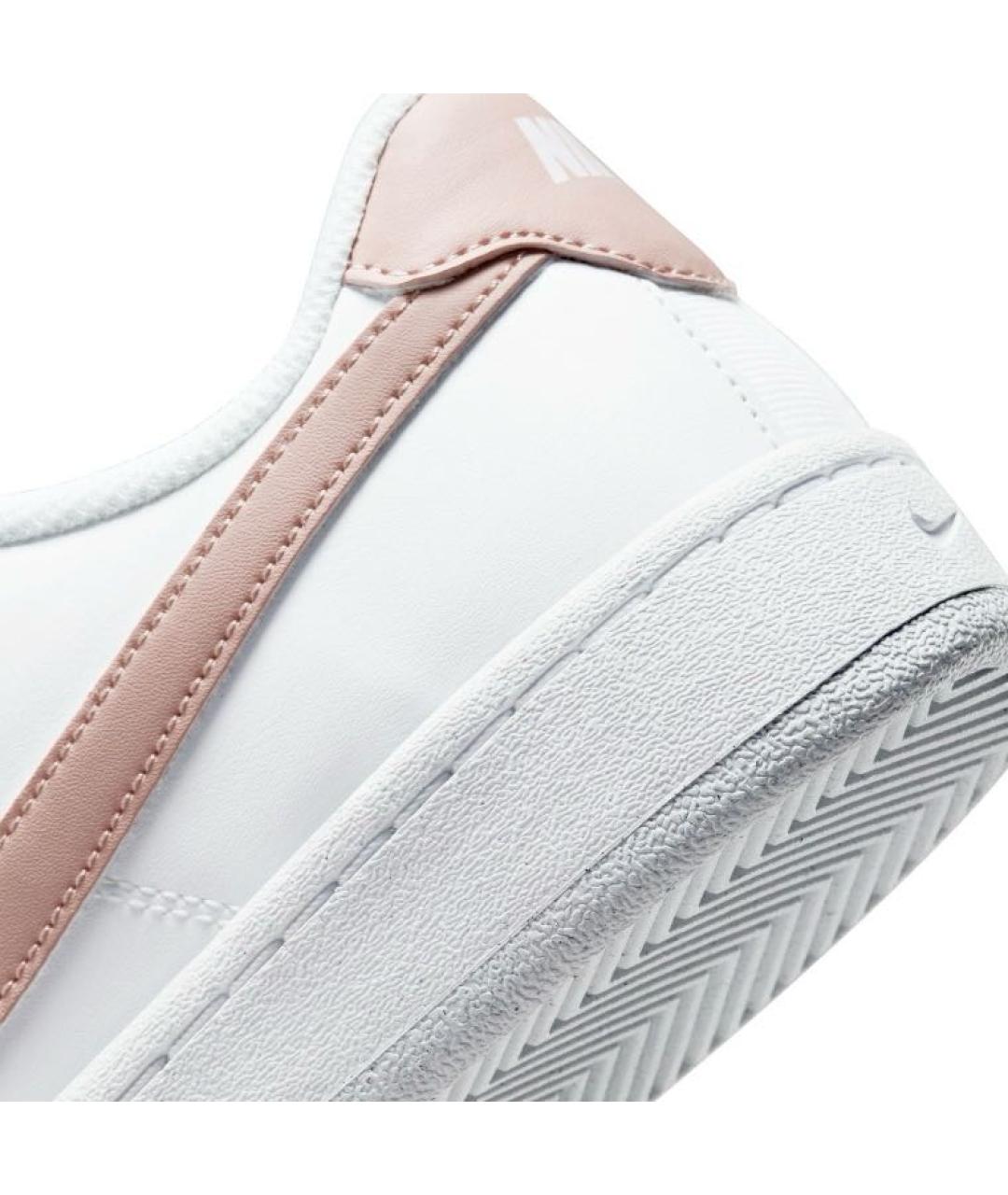 NIKE Белые кожаные кроссовки, фото 4