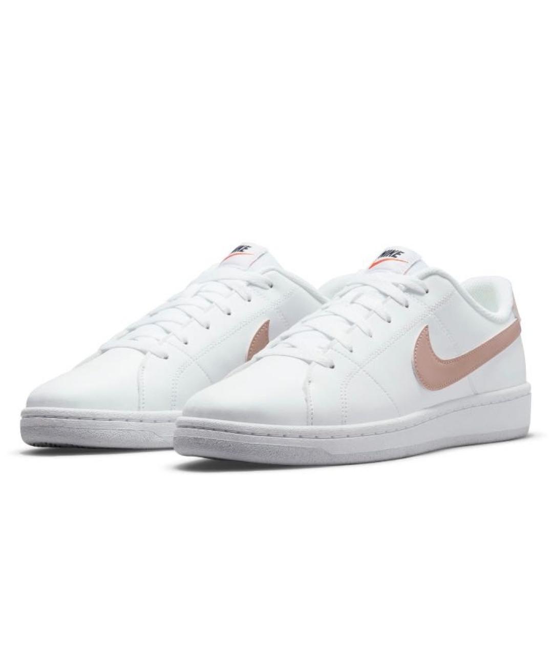 NIKE Белые кожаные кроссовки, фото 2