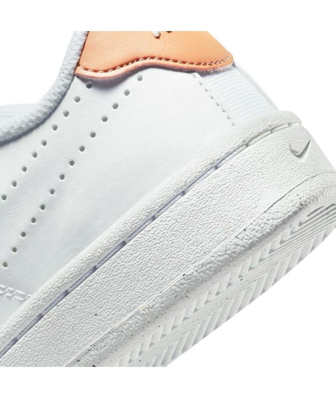 NIKE Белые кожаные кроссовки, фото 5