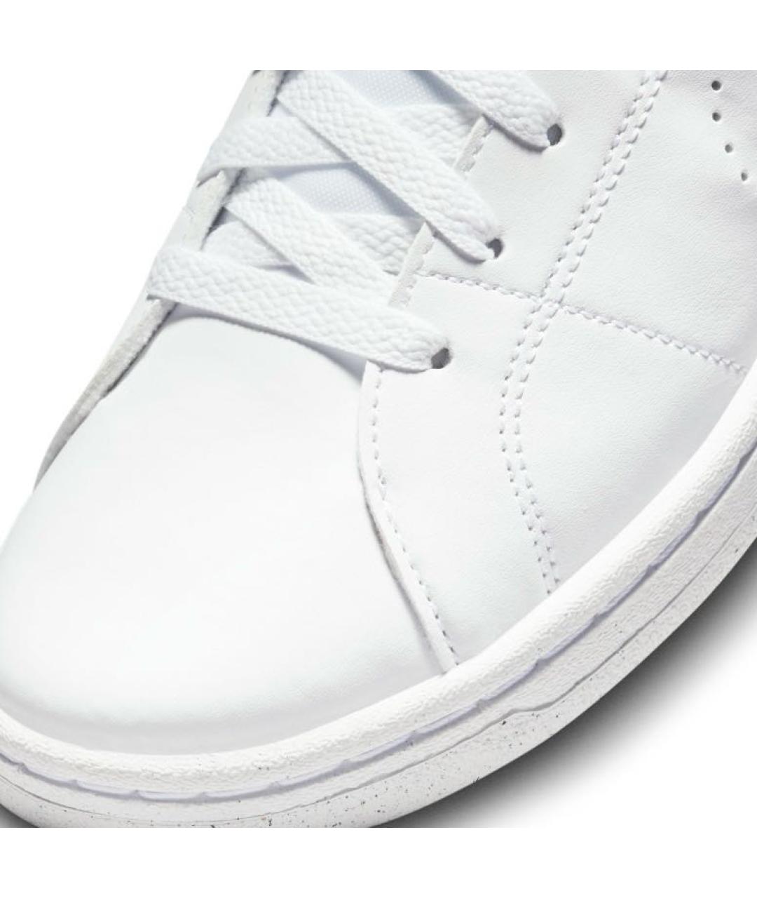 NIKE Белые кожаные кроссовки, фото 4