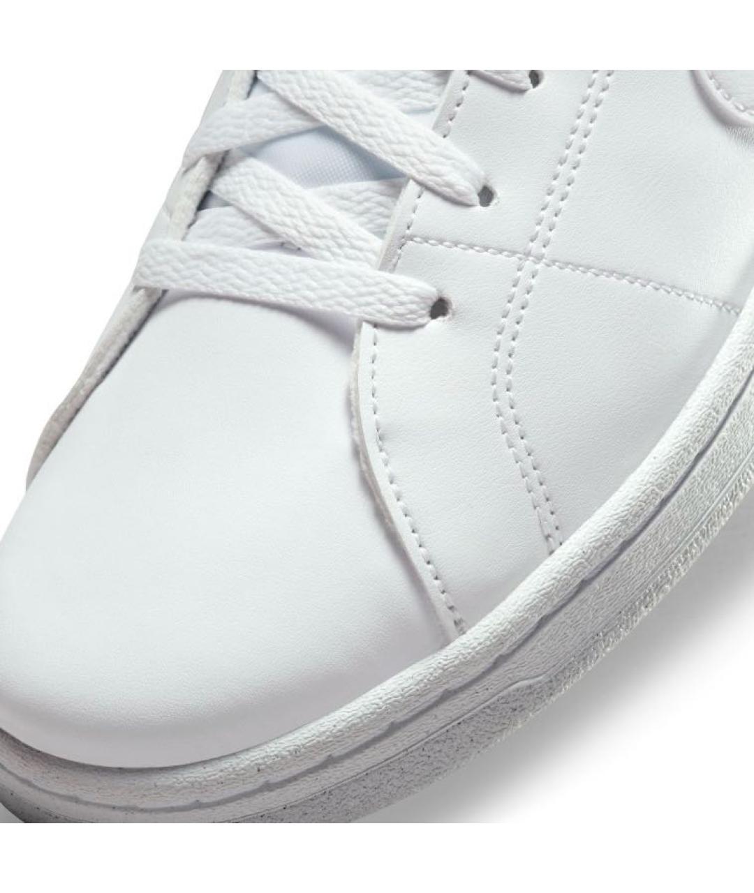 NIKE Белые кожаные кроссовки, фото 5