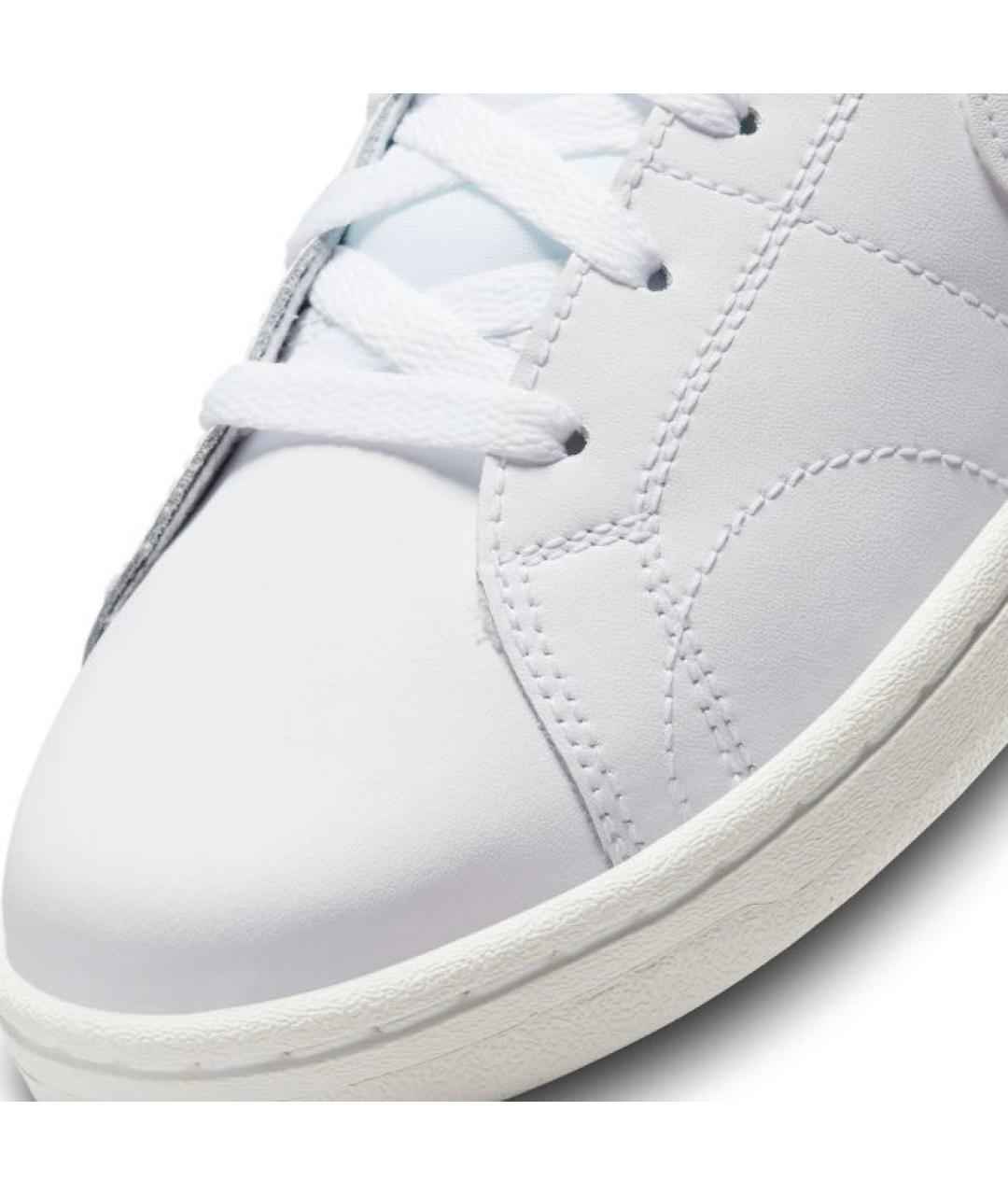 NIKE Белые кожаные кроссовки, фото 5