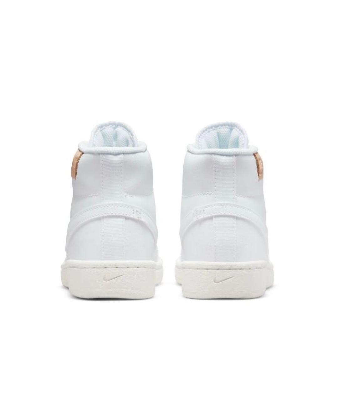 NIKE Белые кожаные кроссовки, фото 4