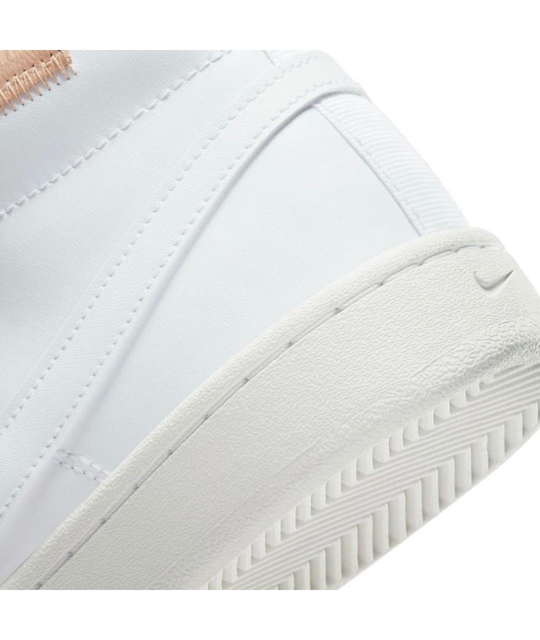 NIKE Белые кожаные кроссовки, фото 6