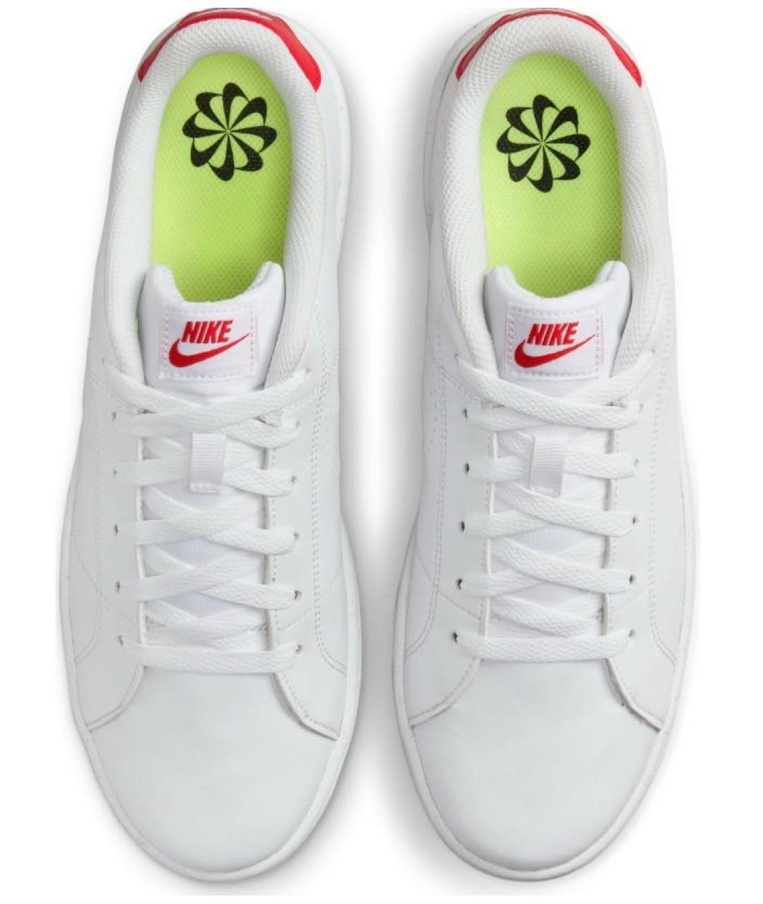 NIKE Белые кожаные кроссовки, фото 6