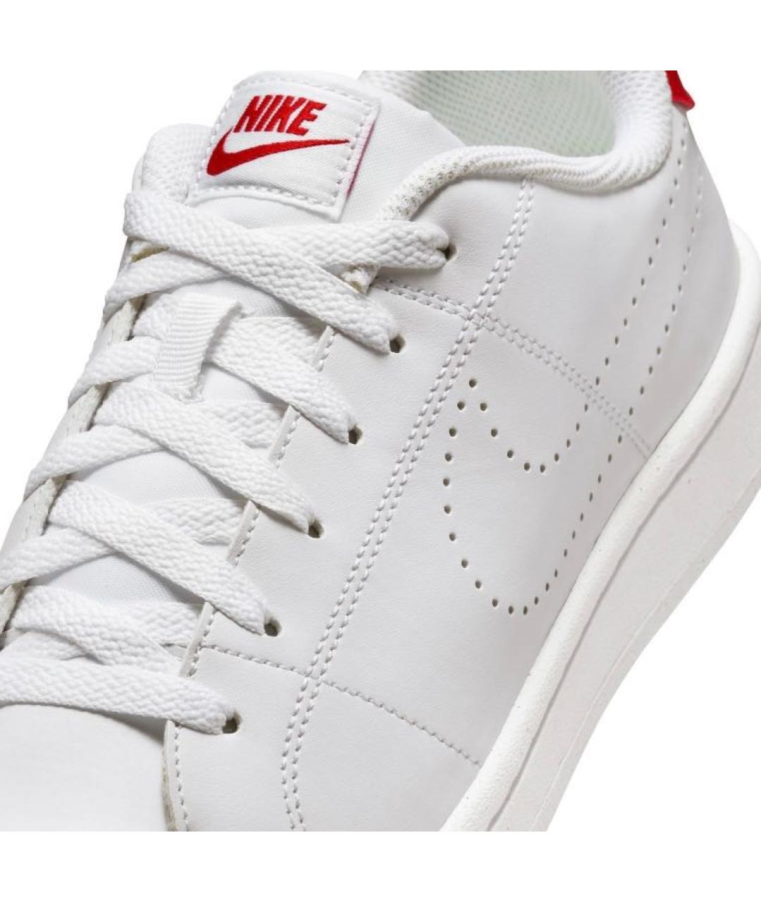 NIKE Белые кожаные кроссовки, фото 4