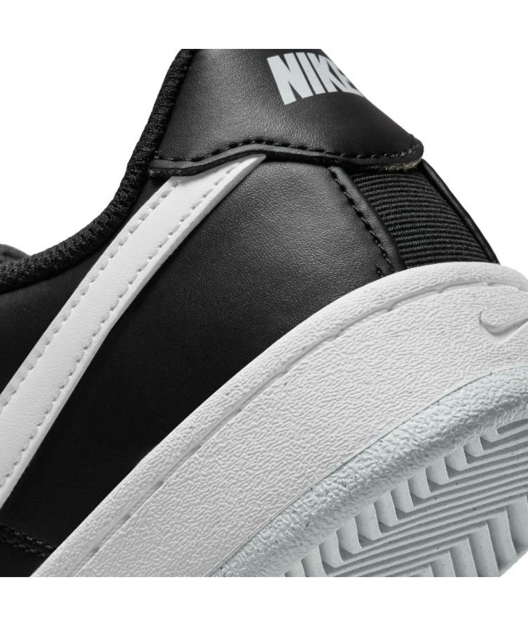 NIKE Черные кожаные кроссовки, фото 4