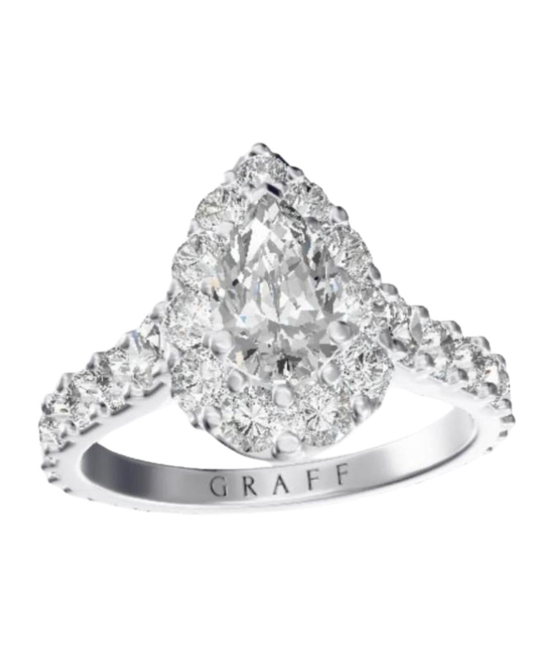 GRAFF Серебряное кольцо из белого золота, фото 1