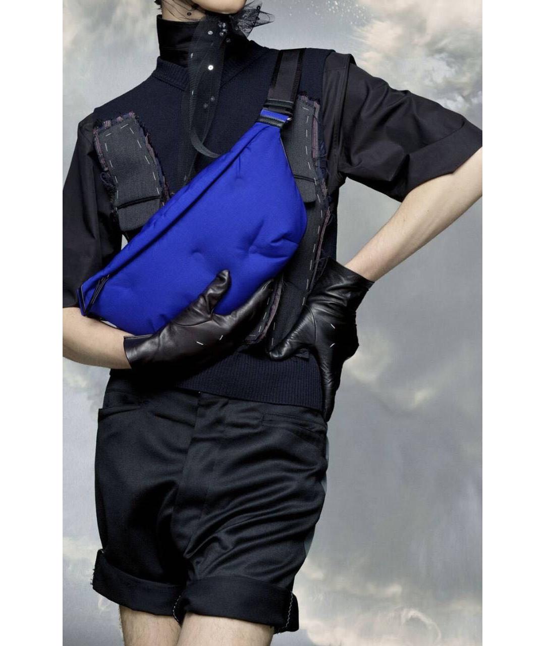 MAISON MARGIELA Синяя поясная сумка, фото 2