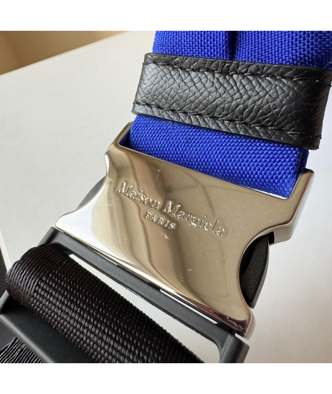 MAISON MARGIELA Синяя поясная сумка, фото 7