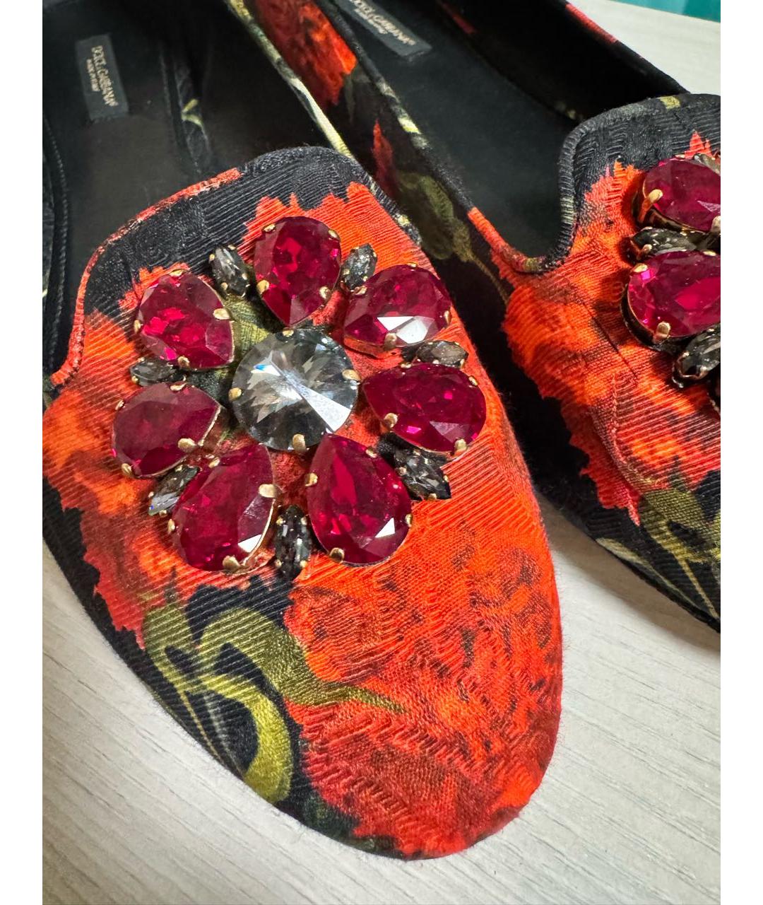 DOLCE&GABBANA Мульти балетки, фото 7