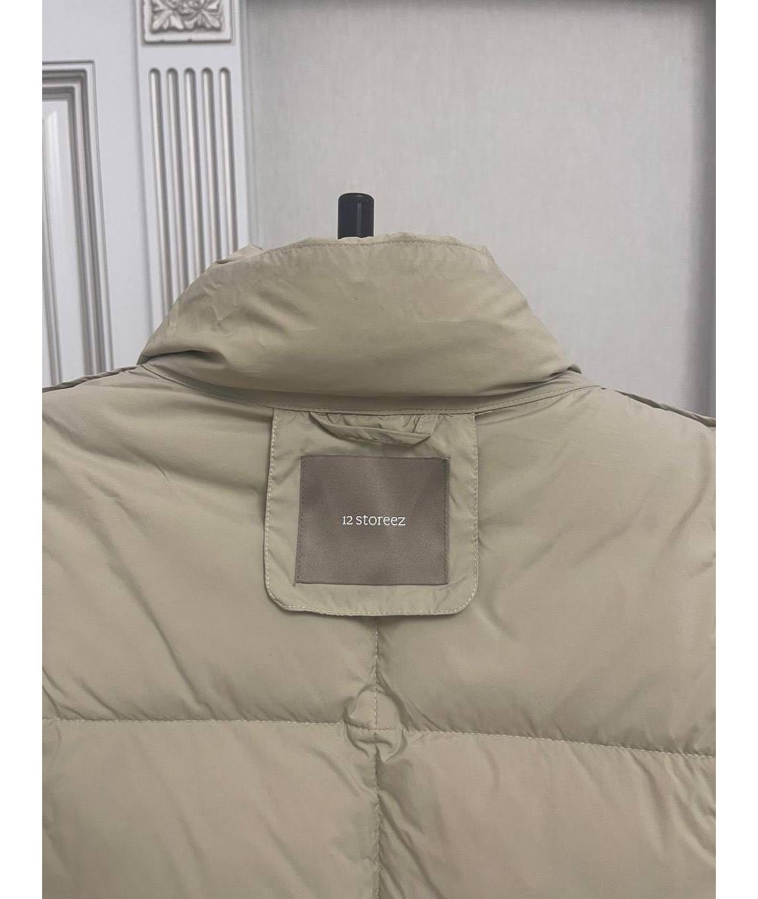 12 STOREEZ Бежевая полиамидовая куртка, фото 3