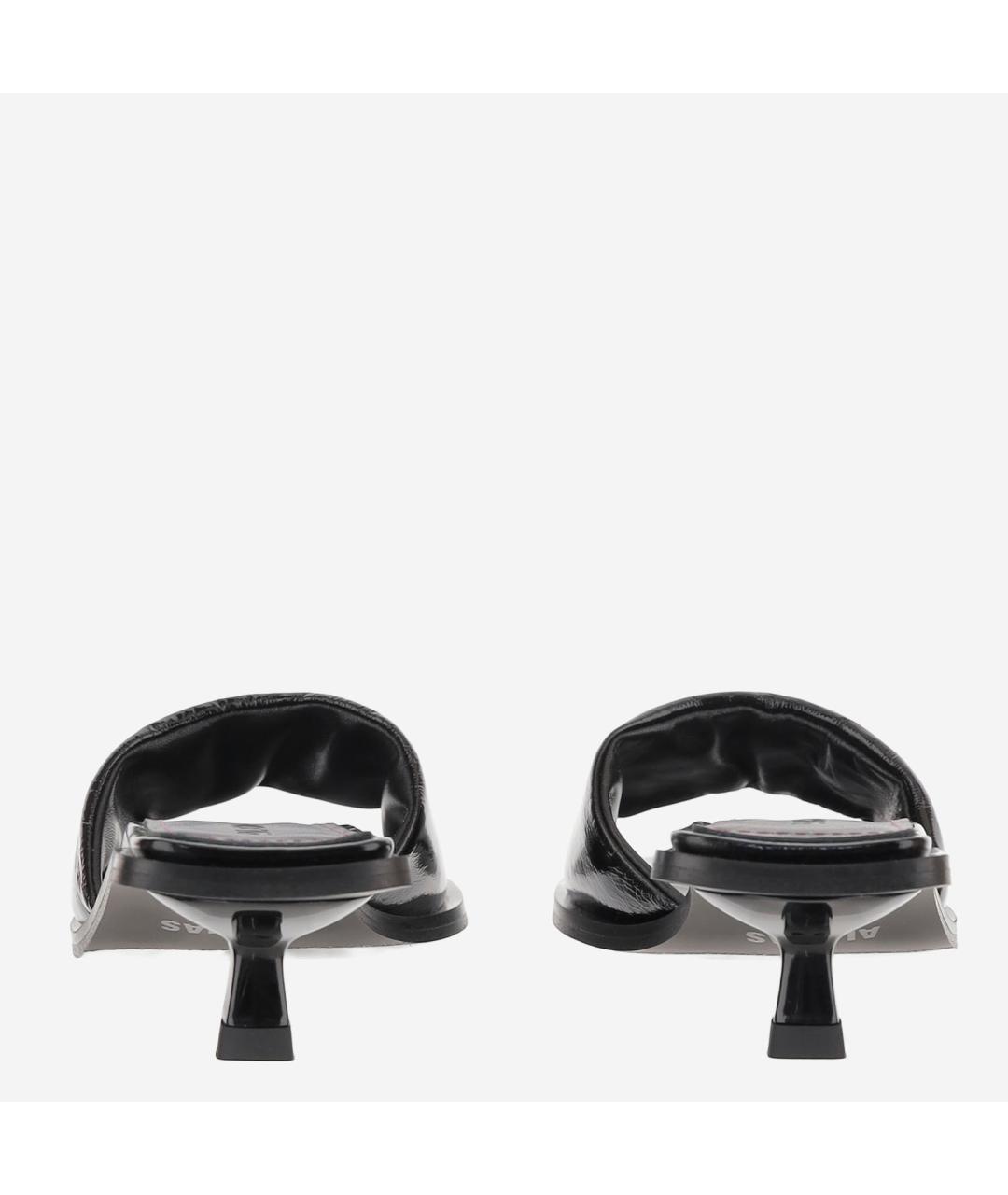 ALOHAS Черные кожаные мюли, фото 4