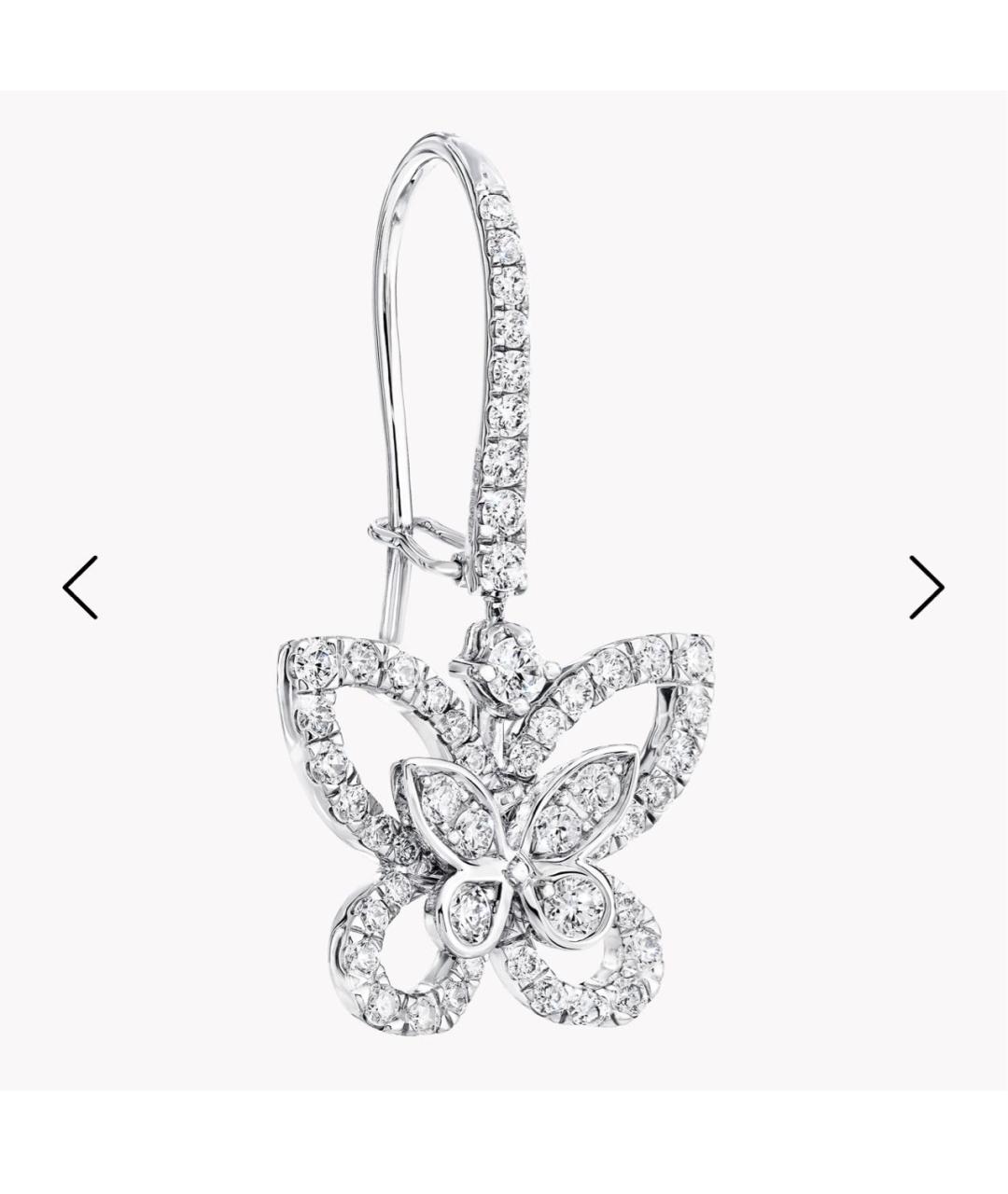 GRAFF Серебряные серьги из белого золота, фото 3