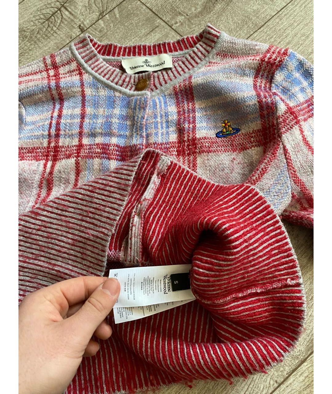 VIVIENNE WESTWOOD Розовый шерстяной кардиган, фото 4