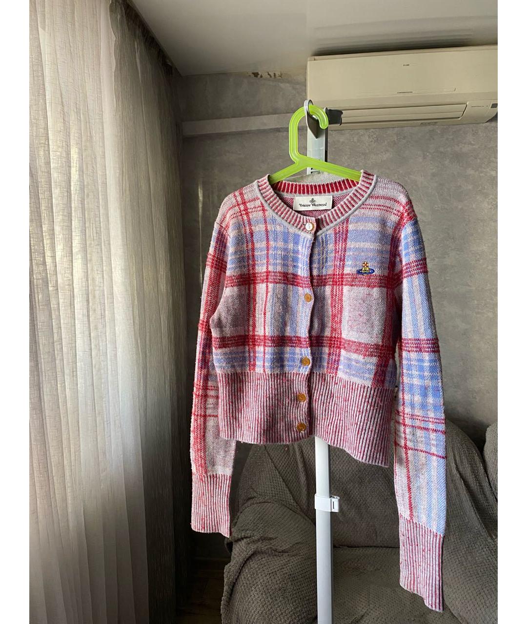 VIVIENNE WESTWOOD Розовый шерстяной кардиган, фото 5