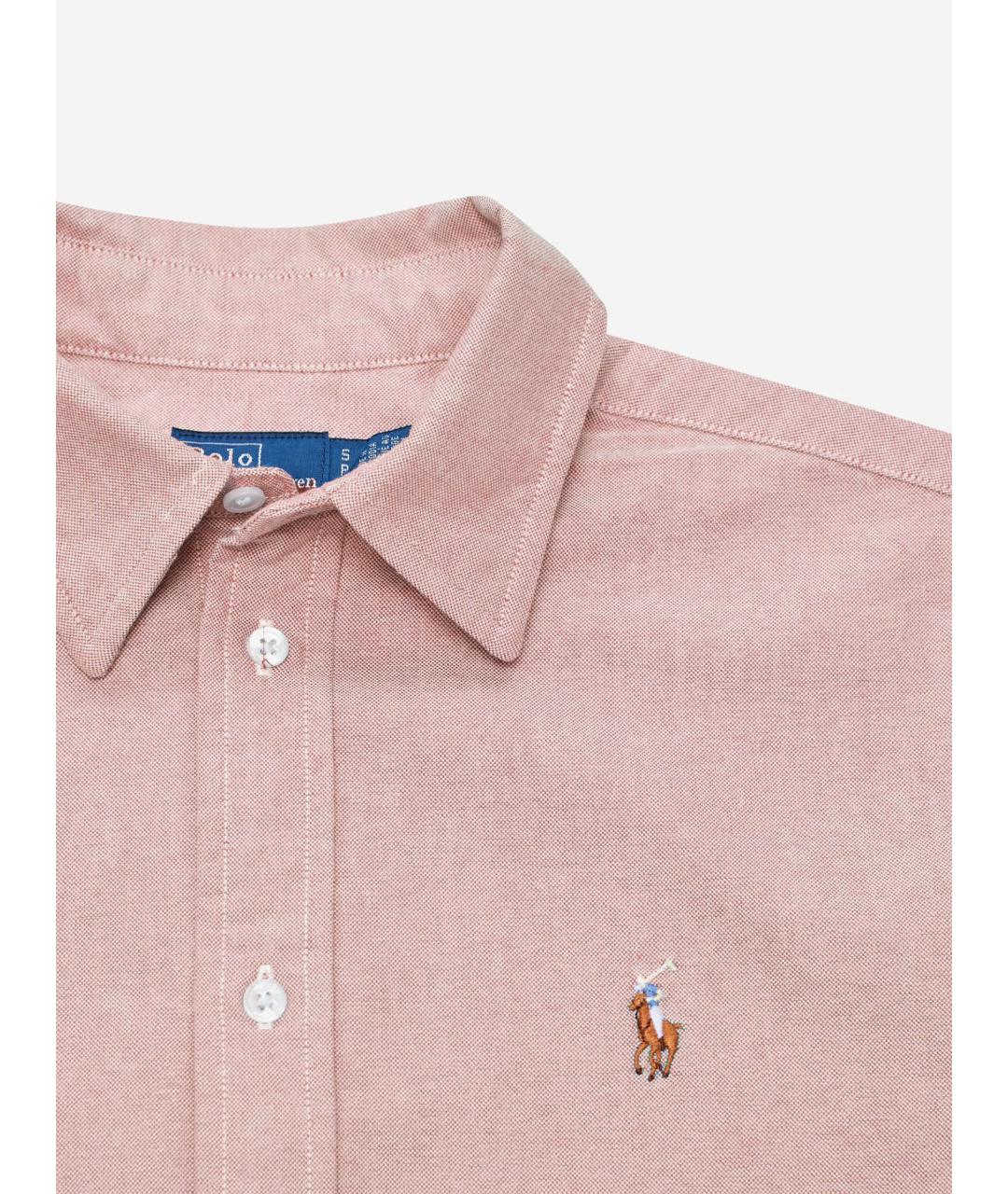 POLO RALPH LAUREN Розовая хлопковая рубашка, фото 3
