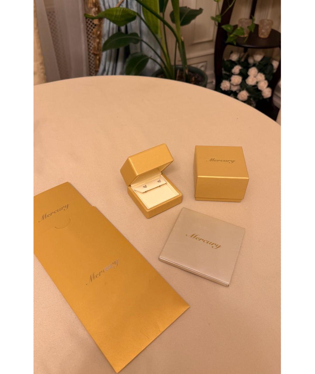 MERCURY Белые серьги из белого золота, фото 8