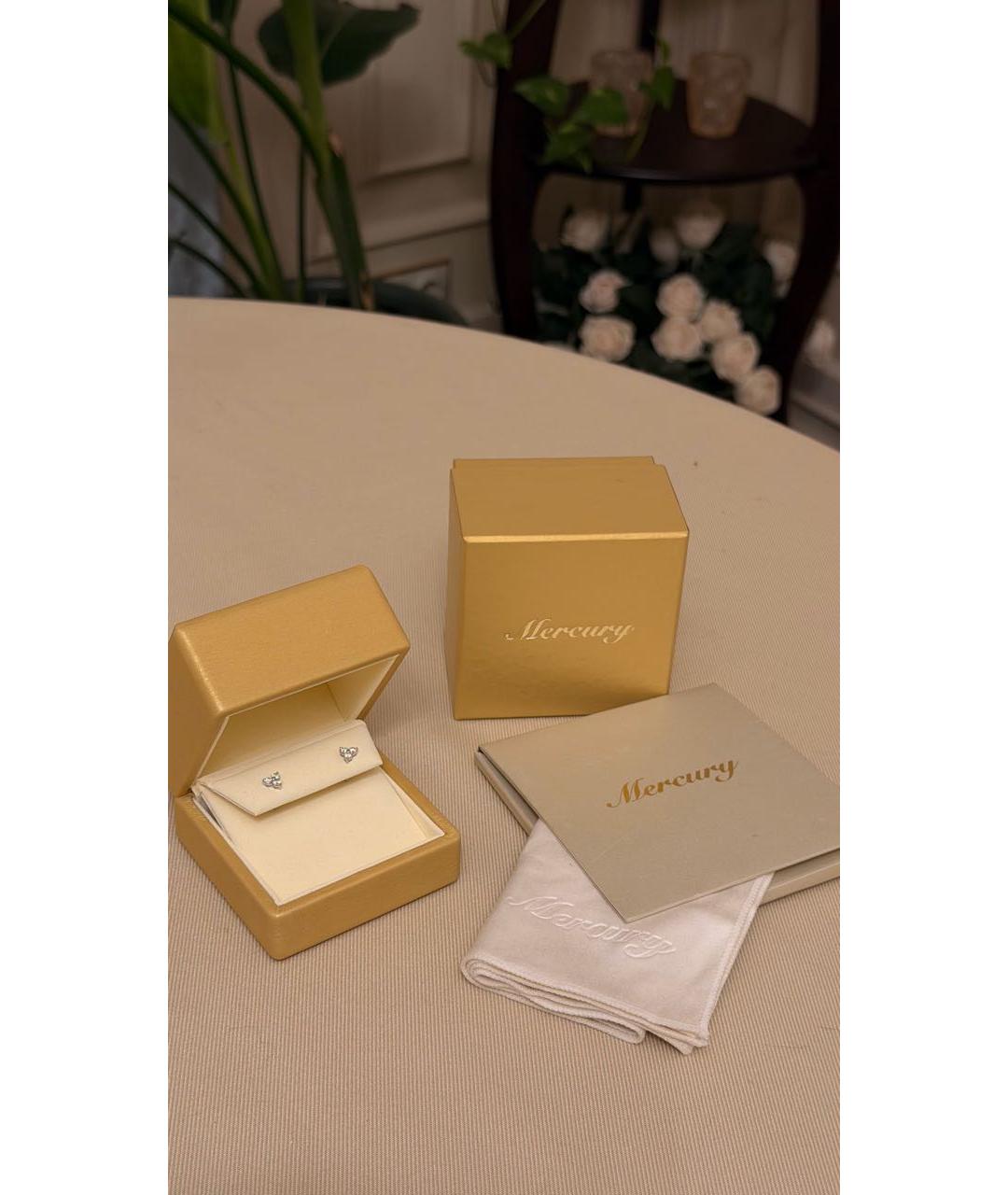 MERCURY Белые серьги из белого золота, фото 6