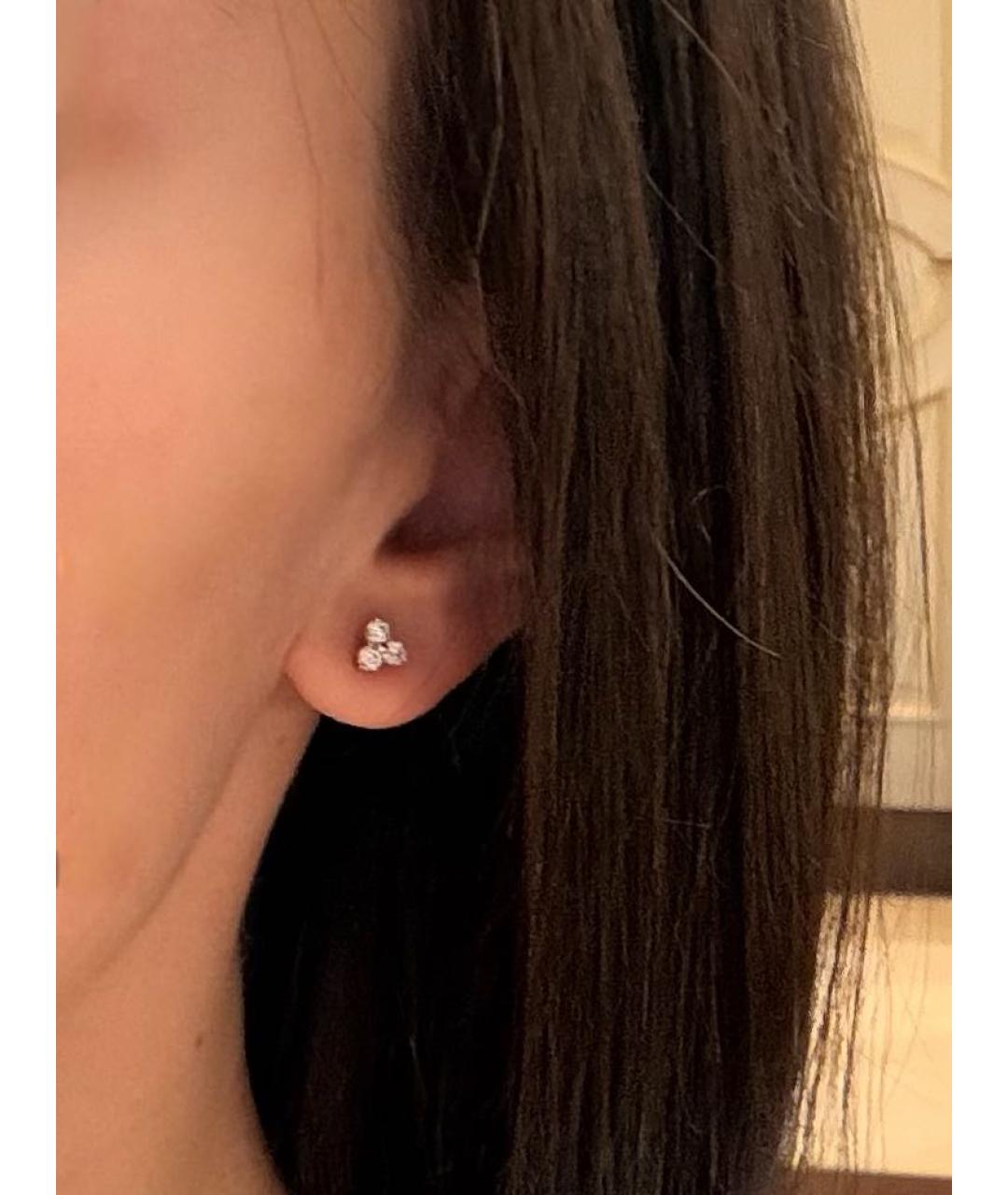 MERCURY Белые серьги из белого золота, фото 4