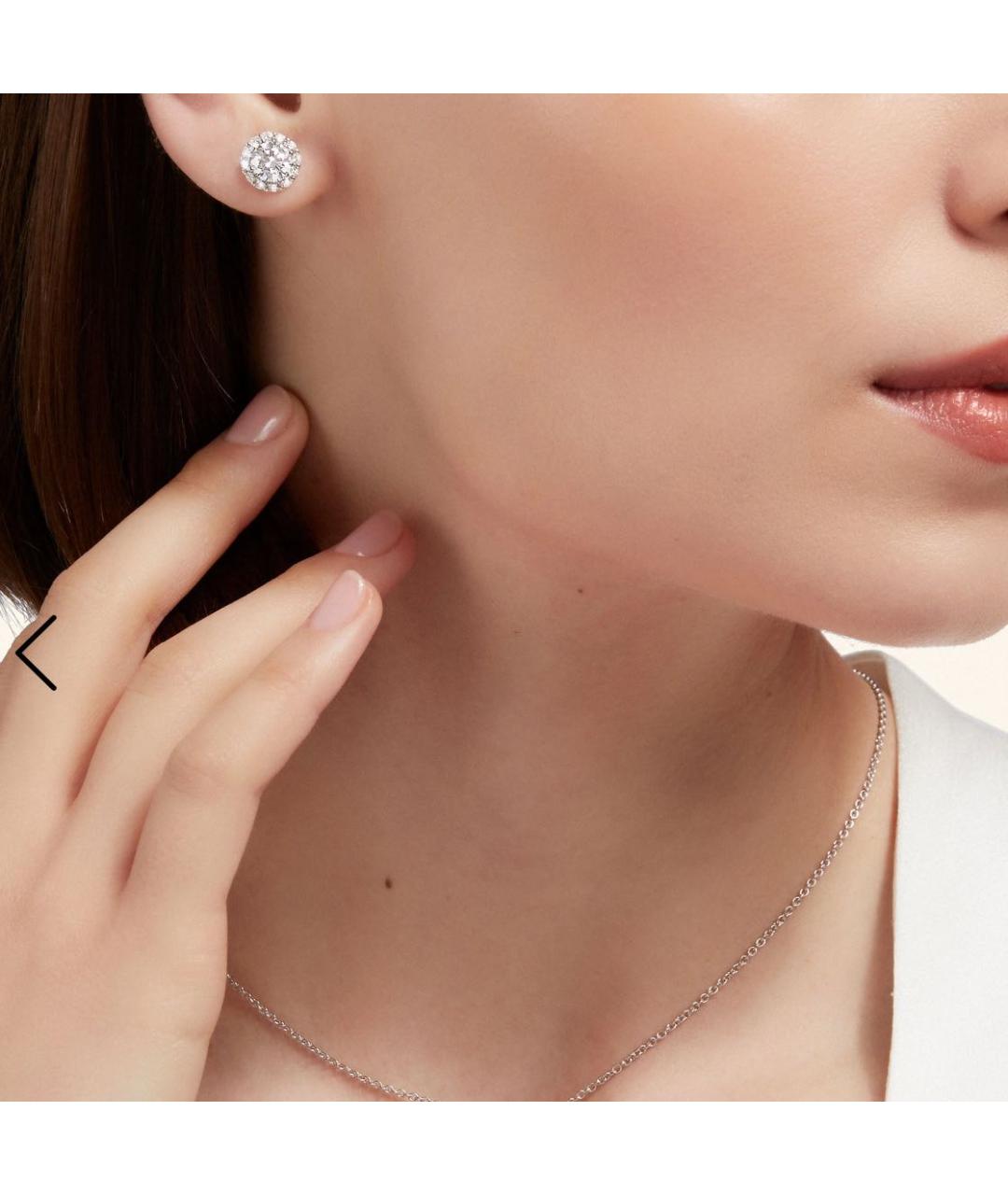 GRAFF Серебряные серьги из белого золота, фото 4