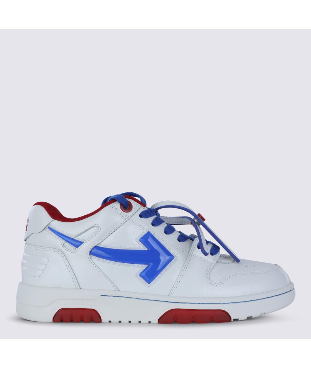 OFF-WHITE Мульти кожаные низкие кроссовки / кеды, фото 5