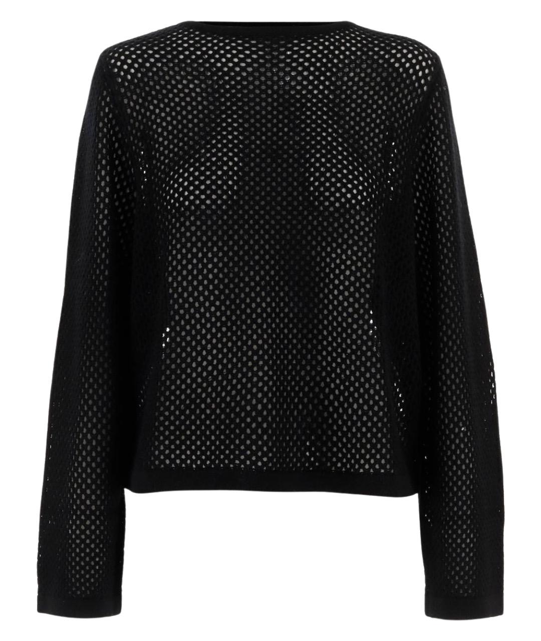 ALLUDE Черный шерстяной джемпер / свитер, фото 1