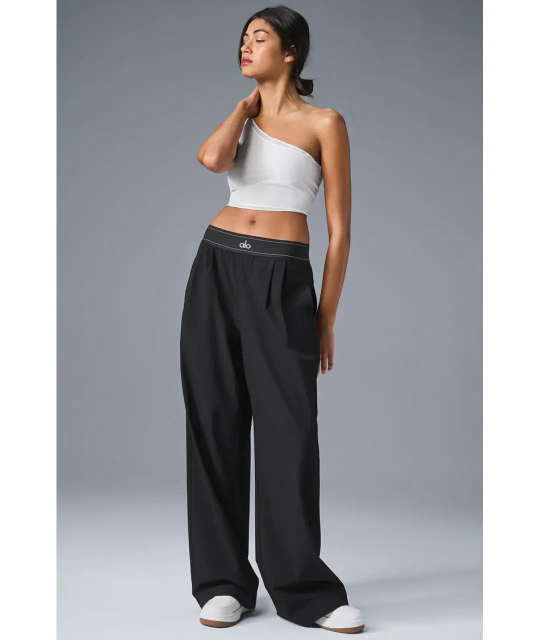 ALO YOGA Черные спортивные брюки и шорты, фото 7