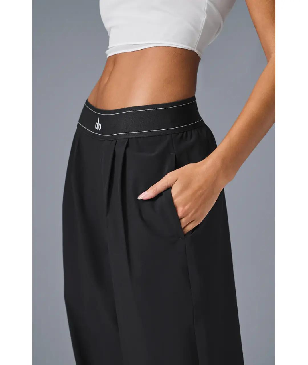 ALO YOGA Черные спортивные брюки и шорты, фото 6