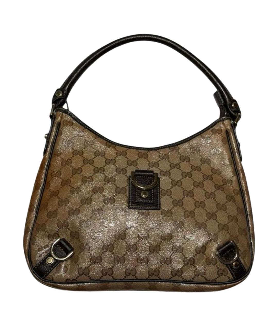 GUCCI Коричневая сумка с короткими ручками, фото 1