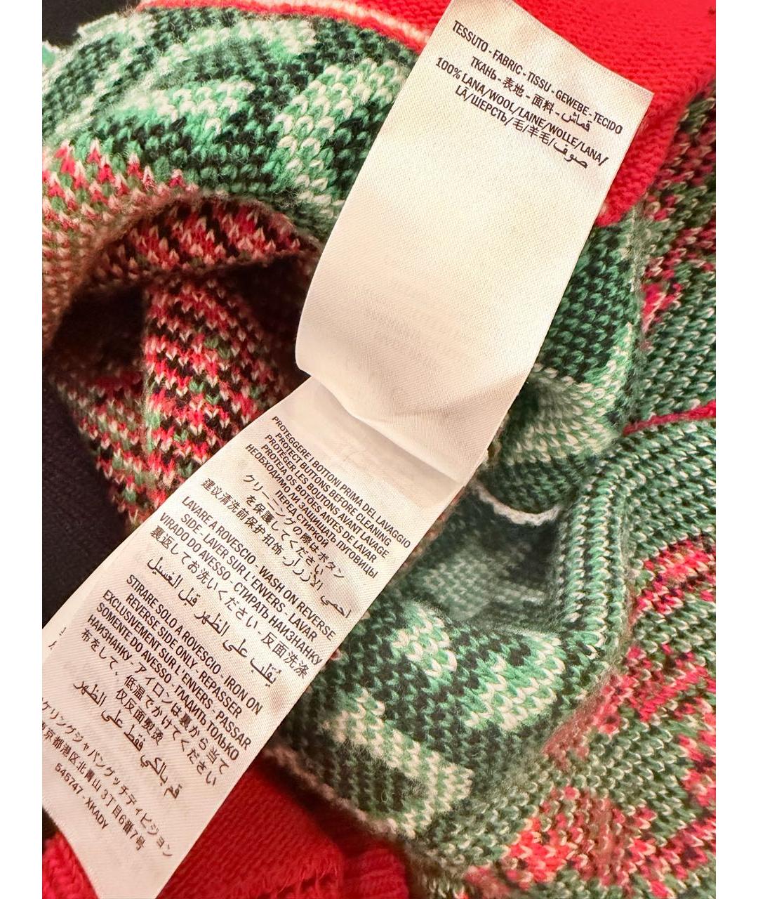 GUCCI Мульти шерстяной джемпер / свитер, фото 4