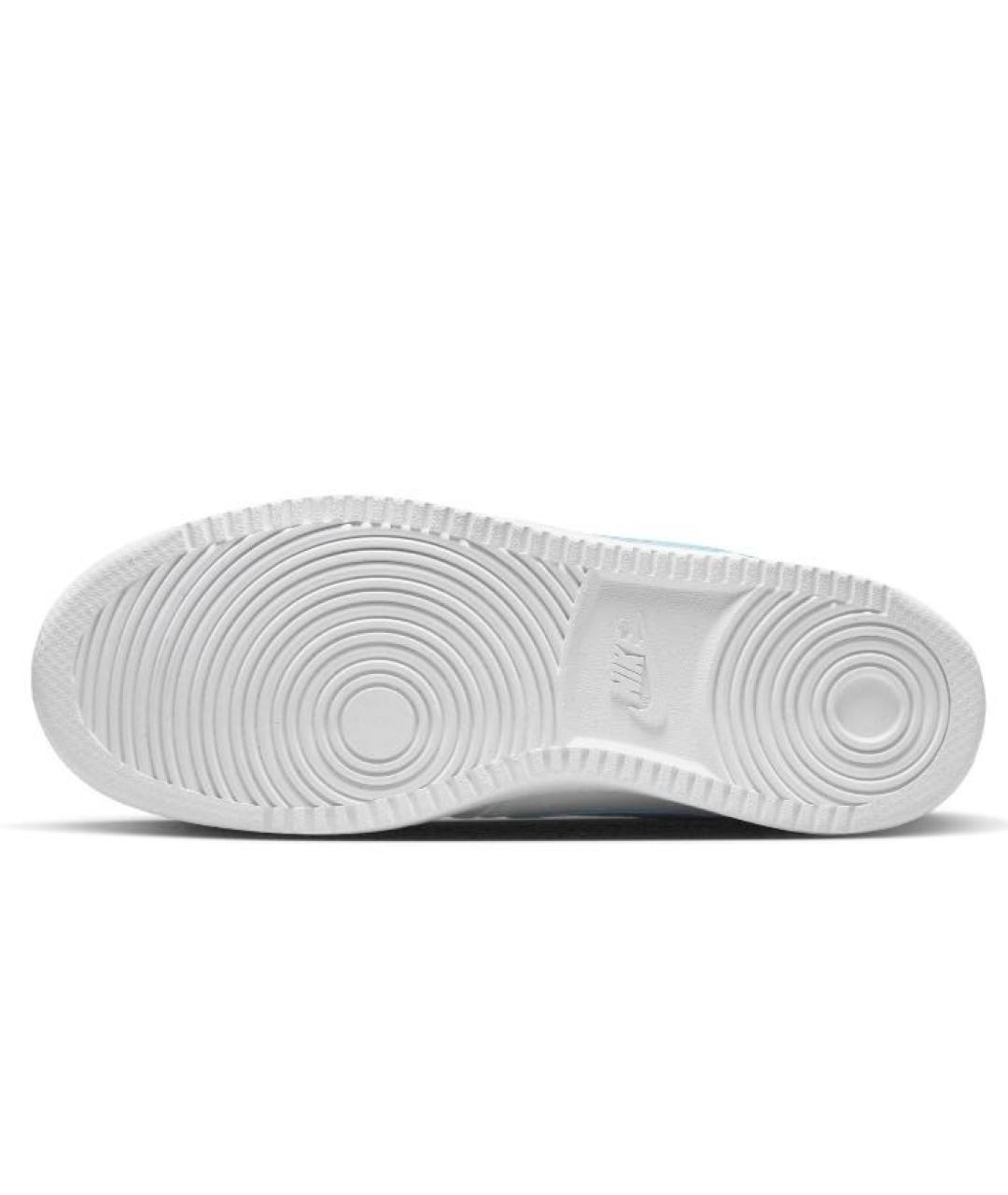 NIKE Белые кожаные низкие кроссовки / кеды, фото 5