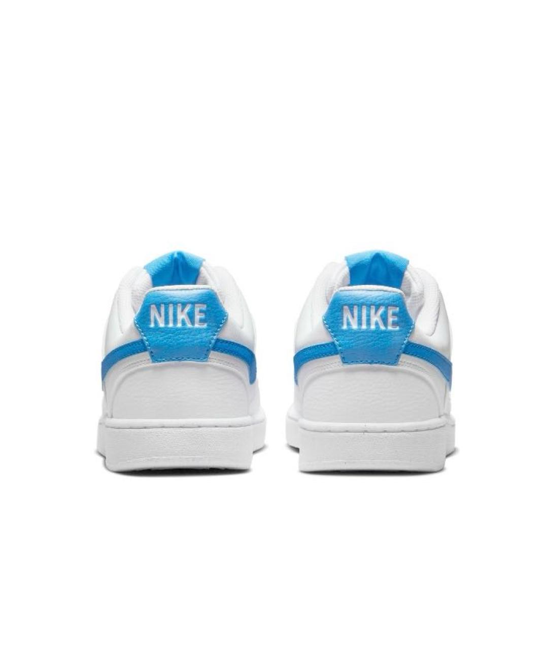 NIKE Белые кожаные низкие кроссовки / кеды, фото 3