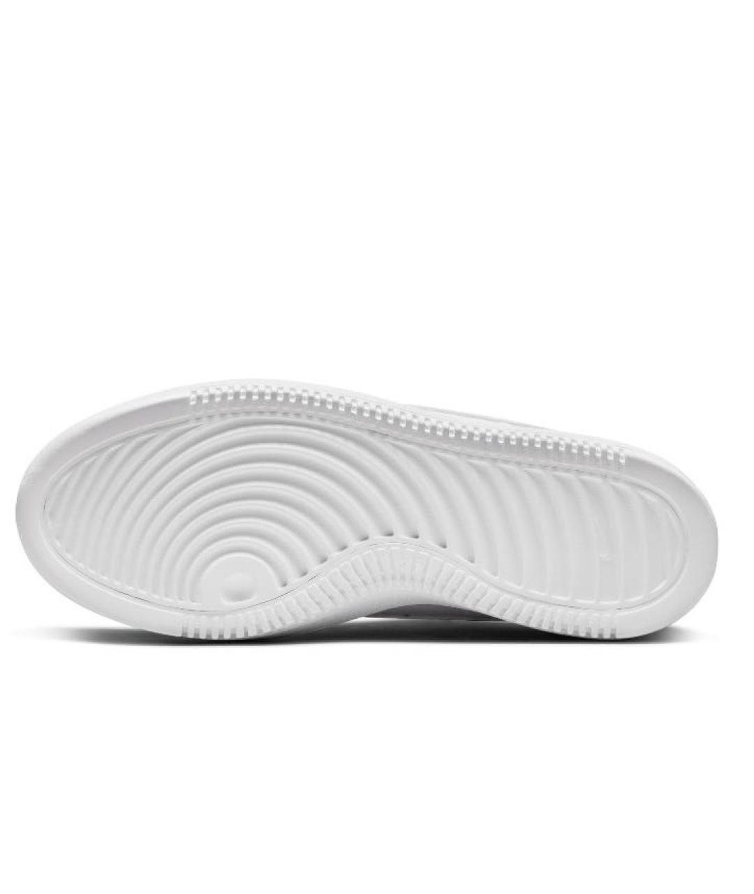 NIKE Белые кожаные низкие кроссовки / кеды, фото 5