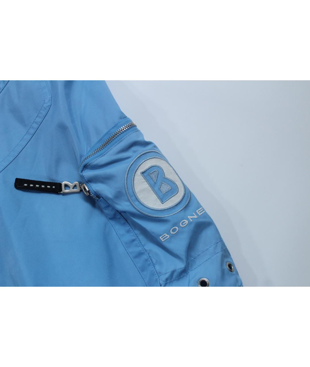 BOGNER Голубая полиэстеровая куртка, фото 4