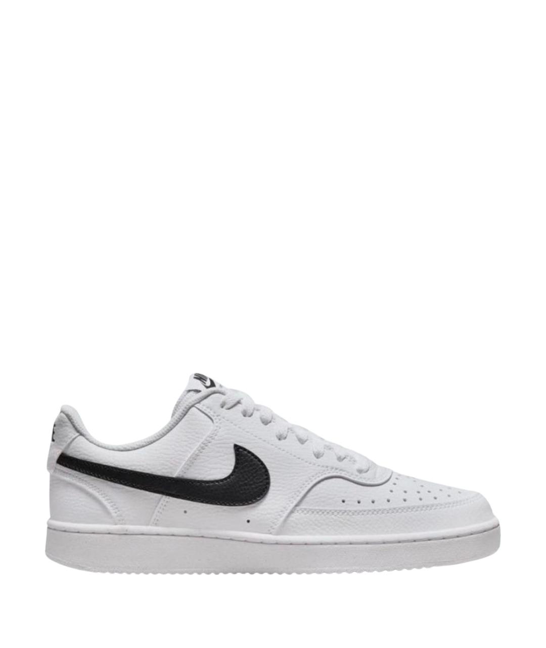 NIKE Белые кожаные низкие кроссовки / кеды, фото 1