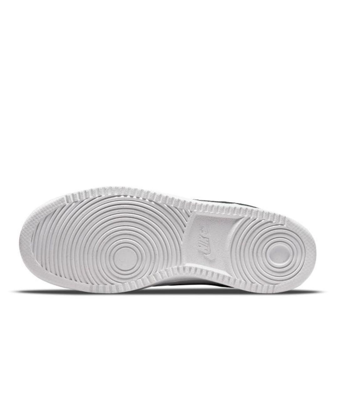 NIKE Белые кожаные низкие кроссовки / кеды, фото 5
