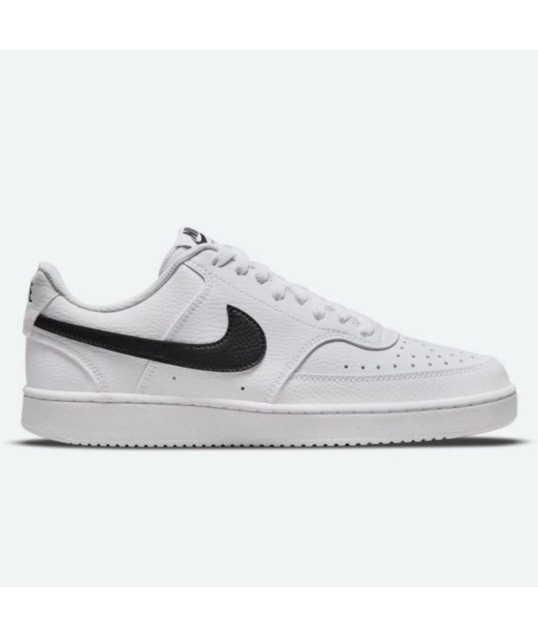 NIKE Белые кожаные низкие кроссовки / кеды, фото 6
