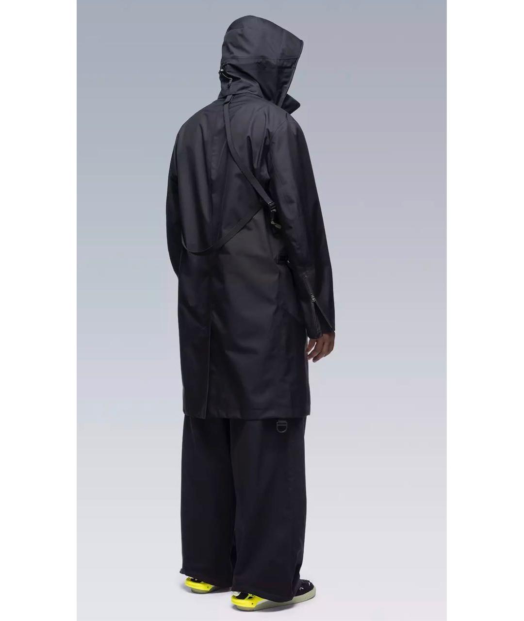 ACRONYM® Черный полиамидовый тренч / плащ, фото 7