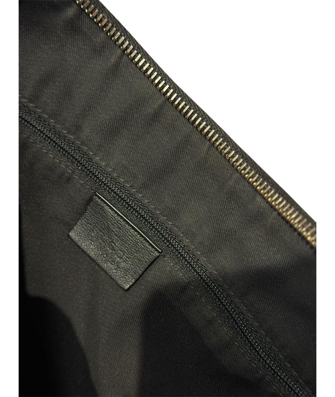 GUCCI Черная кожаная сумка с короткими ручками, фото 6