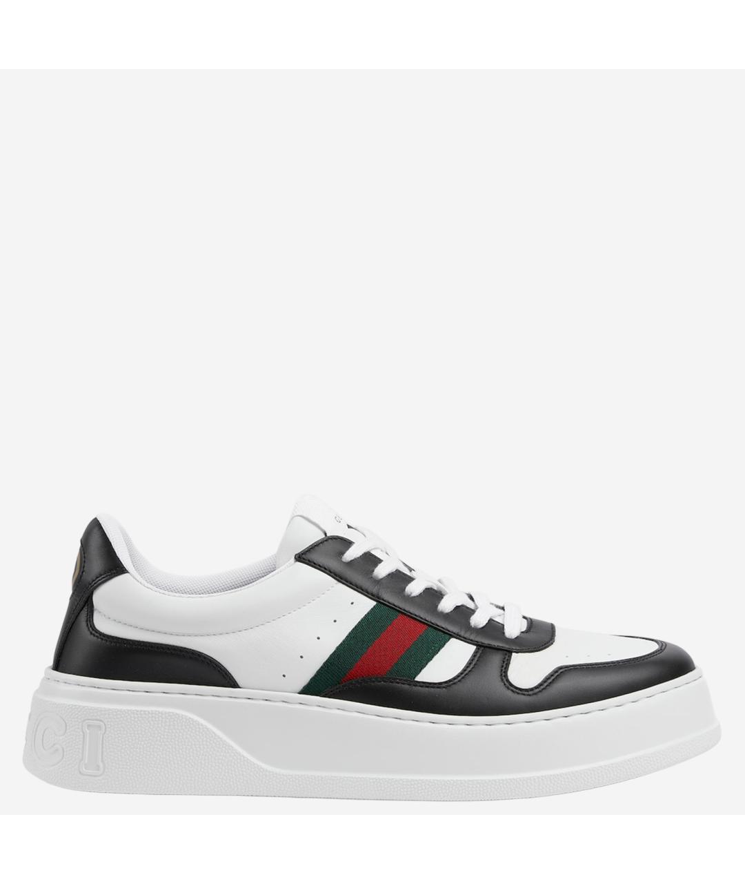 GUCCI Мульти кожаные низкие кроссовки / кеды, фото 6