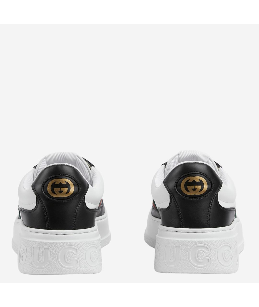 GUCCI Мульти кожаные низкие кроссовки / кеды, фото 3