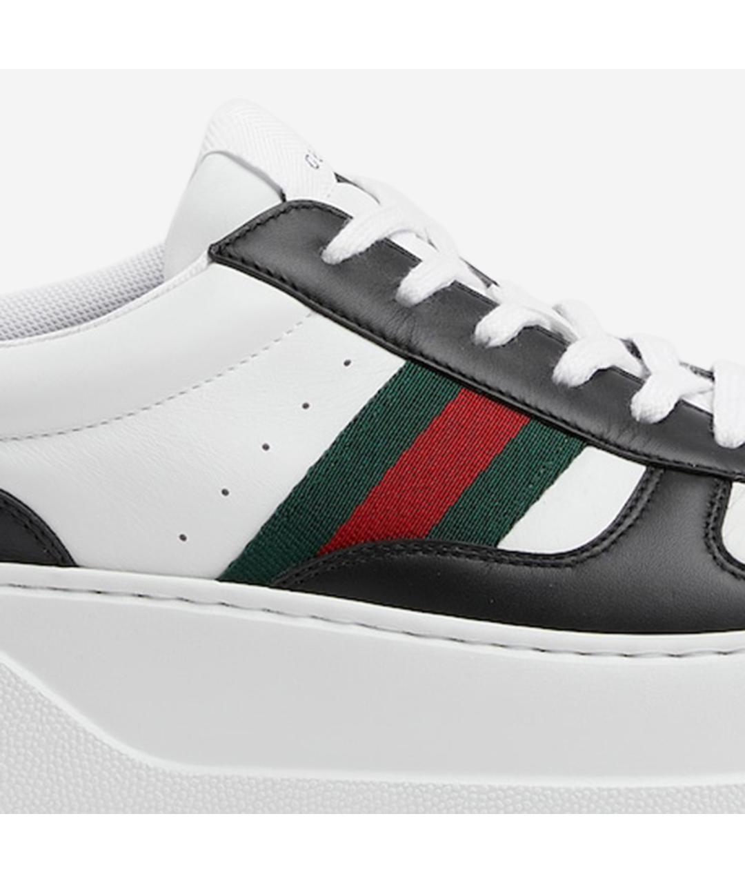 GUCCI Мульти кожаные низкие кроссовки / кеды, фото 5